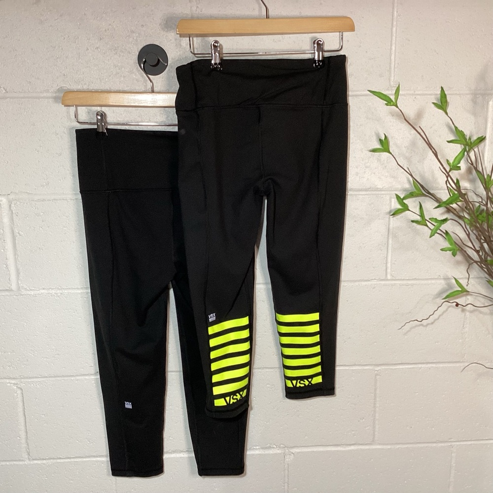 Victoria's Secret Black Sport Leggings (2 pairs) | Comfortable!